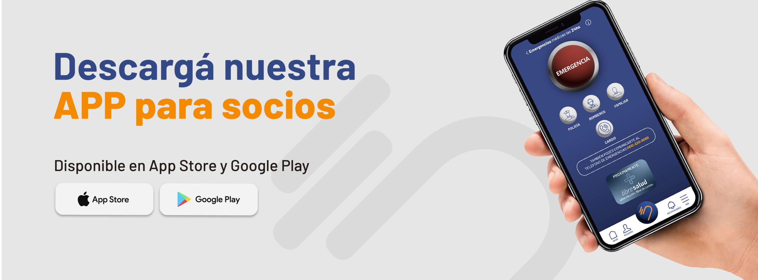 Descargá nuestra app para socios